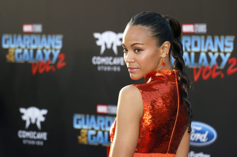 Zoe,Saldana,At,The,Los,Angeles,Premiere,Of,'guardians,Of