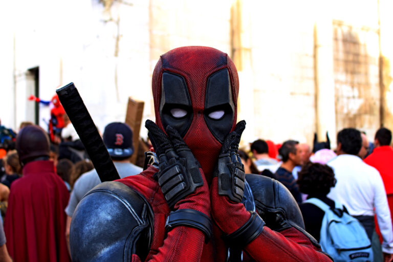 Lucca,,Italy,3,November,2018:,Boy,Masked,By,The,Superhero