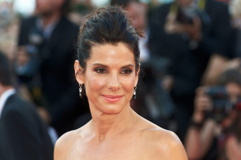 Venice,,Italy,-,August,28,2013:,Sandra,Bullock,Attends,'night