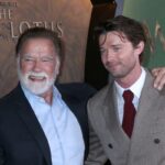 Los,Angeles,-,Feb,10:,Arnold,Schwarzenegger,,Patrick,Schwarzenegger,At